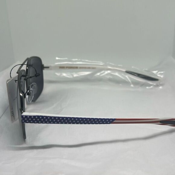 Air Force Patriotic Aviator Sunglasses – Model AV5194-USA – UV Protection, Stars - Picture 2 of 3